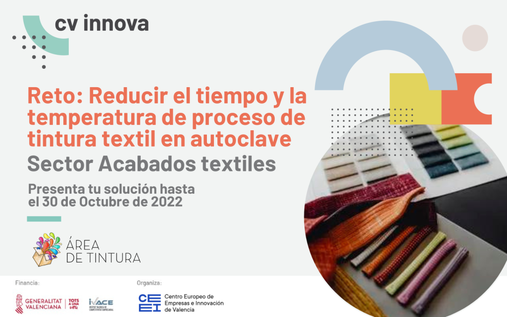 Reducir el tiempo y la temperatura del proceso de tintura textil en autoclave
